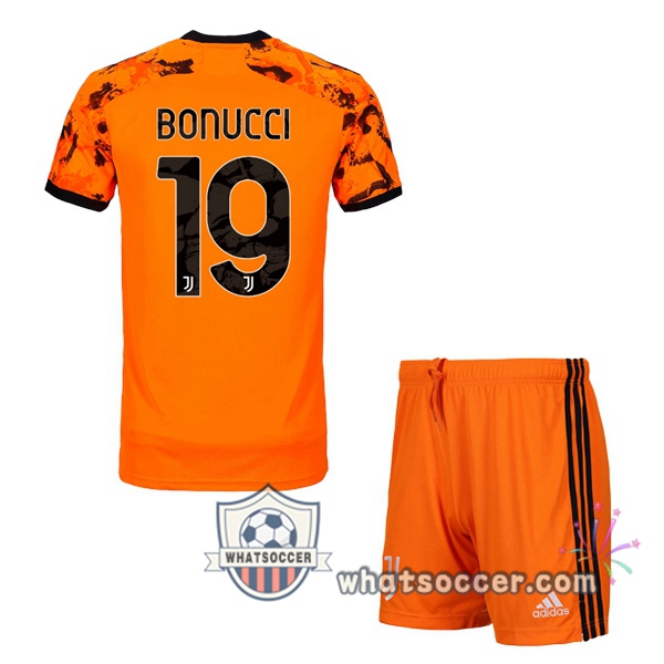 Juventus (BONUCCI 19) Kids Third Soccer Jerseys 2020-2021