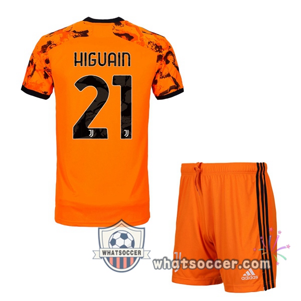 Juventus (HIGUAIN 21) Kids Third Soccer Jerseys 2020-2021