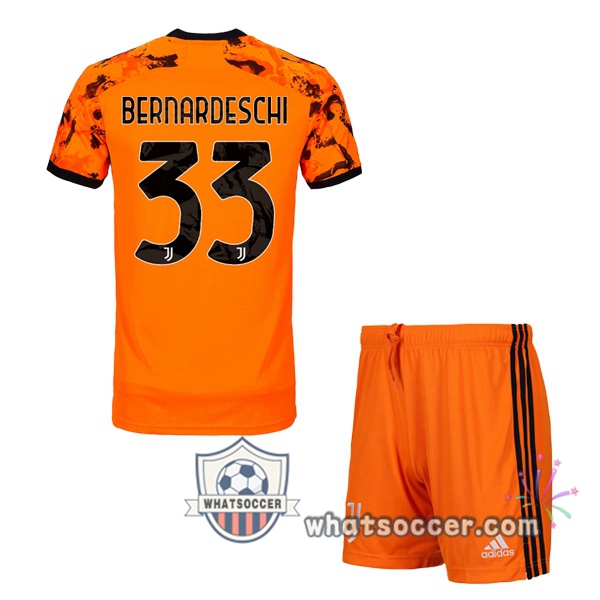 Juventus (BERNARDESCHI 33) Kids Third Soccer Jerseys 2020-2021