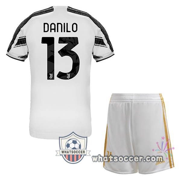 Juventus (DANILO 13) Kids Home Soccer Jerseys 2020-2021