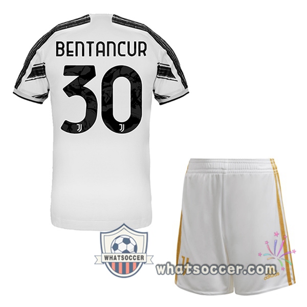 Juventus (BENTANCUR 30) Kids Home Soccer Jerseys 2020-2021