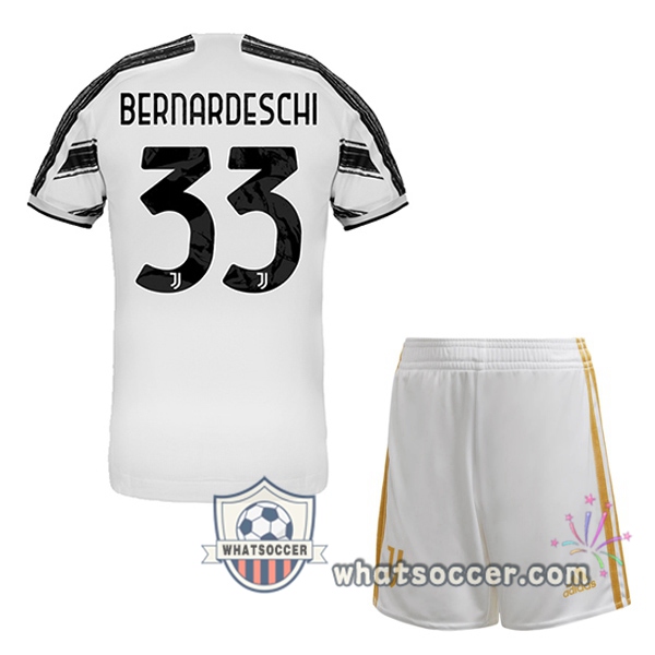 Juventus (BERNARDESCHI 33) Kids Home Soccer Jerseys 2020-2021