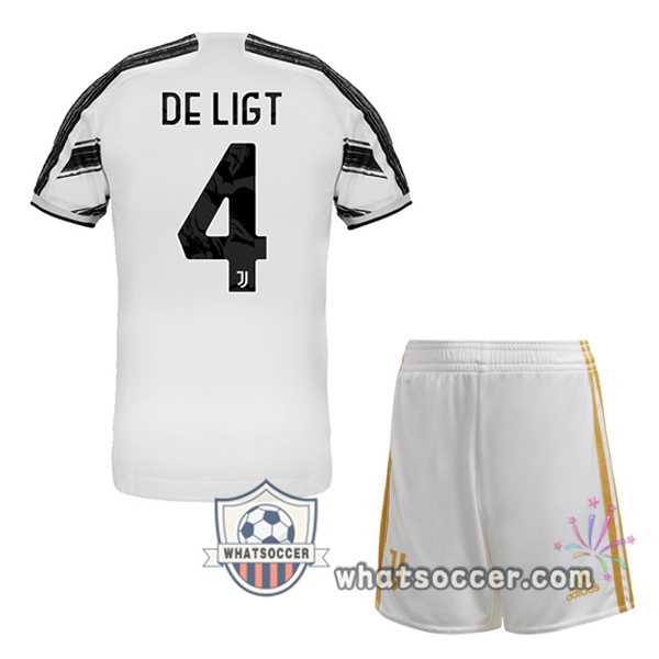 Juventus (DE LIGT 4) Kids Home Soccer Jerseys 2020-2021