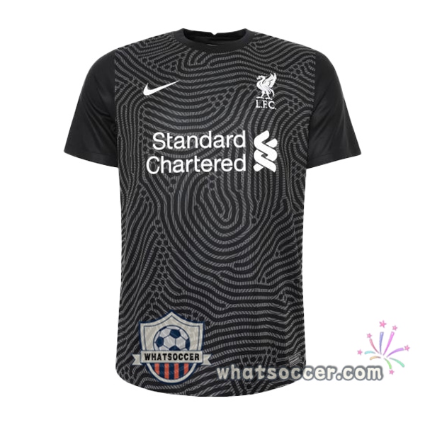 FC Liverpool Goalkeeper Soccer Jerseys Black 2020-2021
