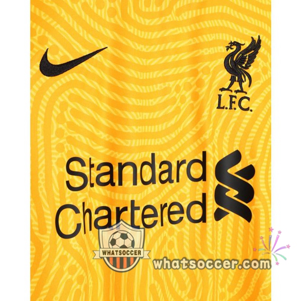 FC Liverpool Goalkeeper Soccer Jerseys Yellow 2020-2021