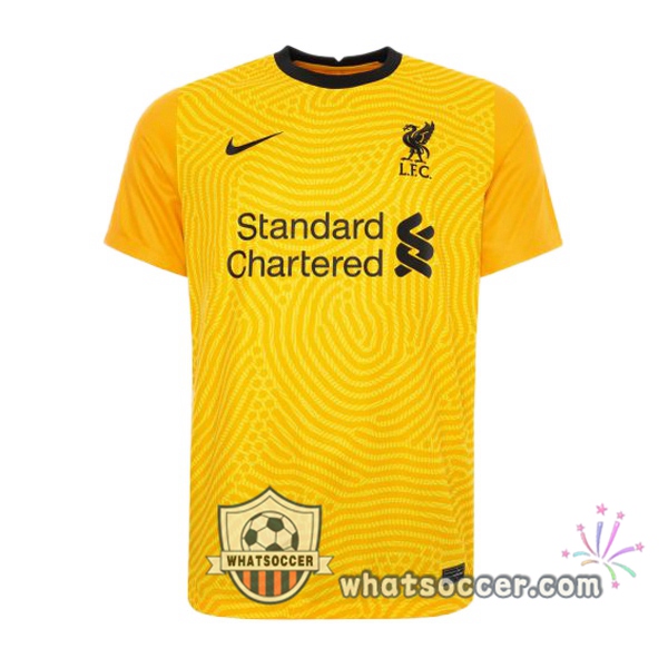 FC Liverpool Goalkeeper Soccer Jerseys Yellow 2020-2021