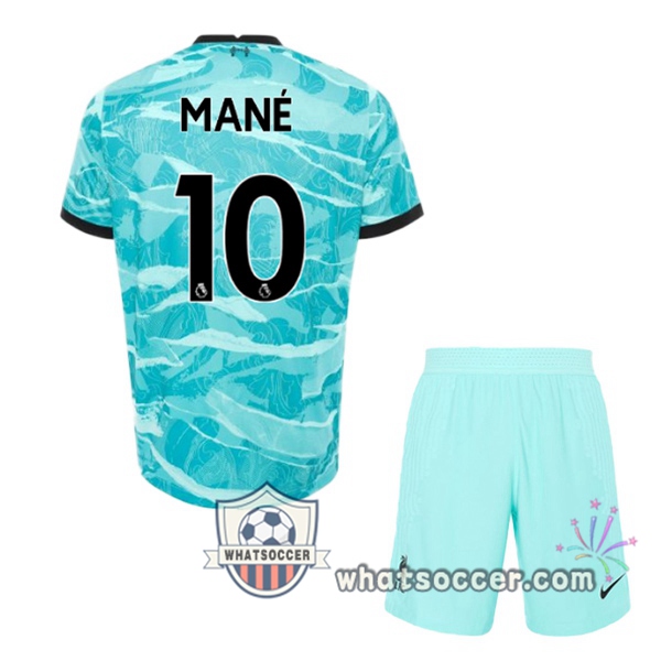 FC Liverpool (MANE 10) Kids Away Soccer Jerseys 2020-2021
