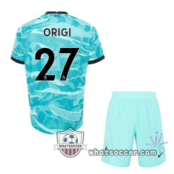 FC Liverpool (ORIGI 27) Kids Away Soccer Jerseys 2020-2021
