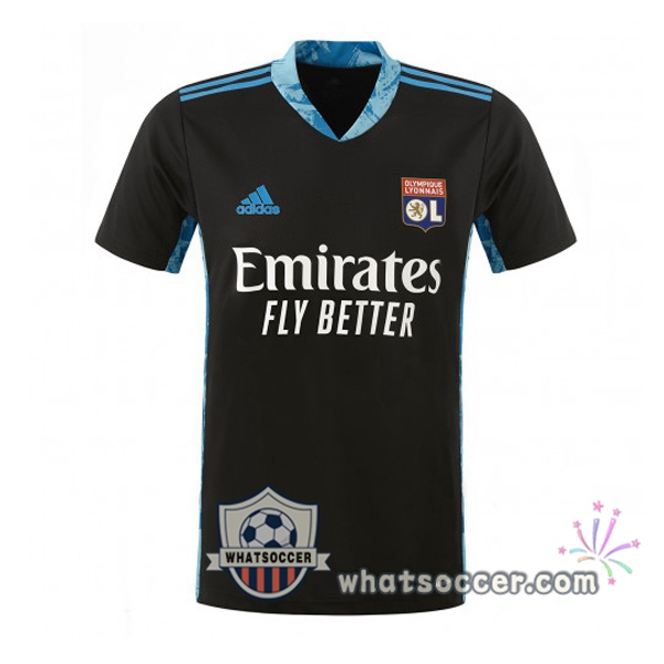 Olympique Lyonnais Goalkeeper Soccer Jerseys Black 2020-2021