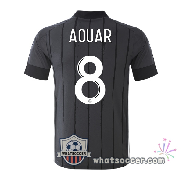 Olympique Lyonnais (AOUAR 8) Away Soccer Jerseys 2020-2021