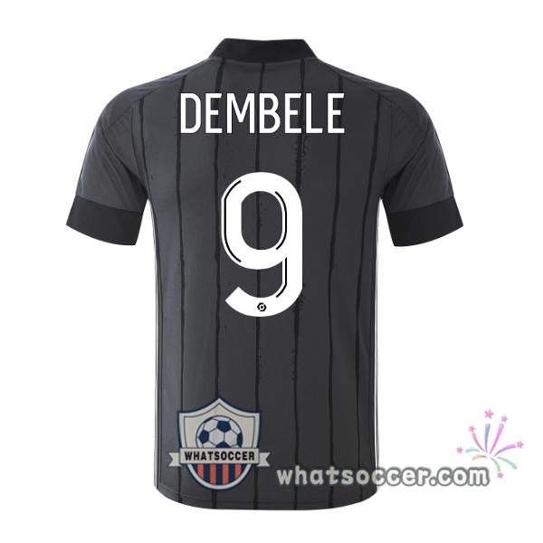 Olympique Lyonnais (DEMBELE 9) Away Soccer Jerseys 2020-2021