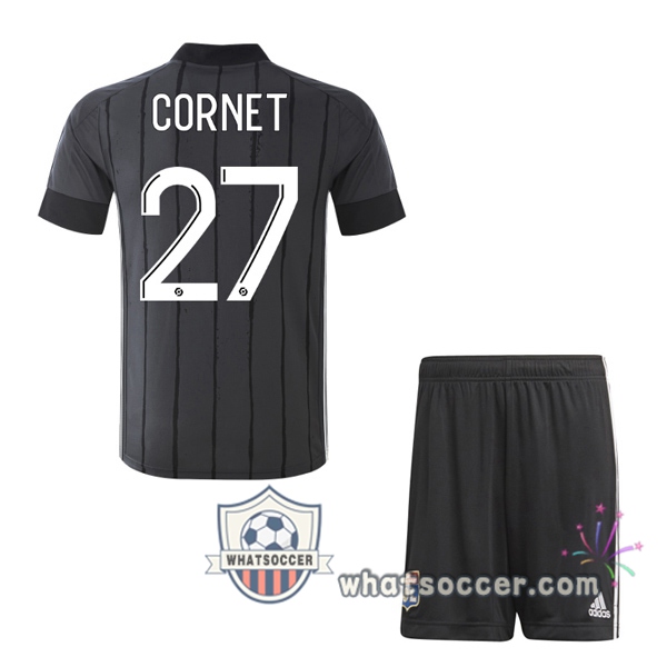 Olympique Lyonnais (CORNET 27) Kids Away Soccer Jerseys 2020-2021