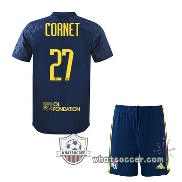Olympique Lyonnais (CORNET 27) Kids Third Soccer Jerseys 2020-2021