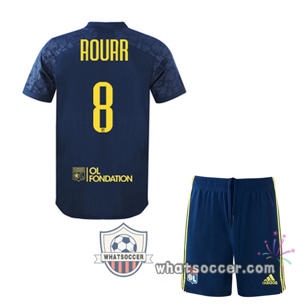 Olympique Lyonnais (AOUAR 8) Kids Third Soccer Jerseys 2020-2021