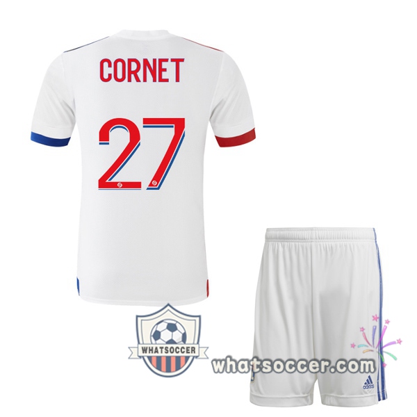 Olympique Lyonnais (CORNET 27) Kids Home Soccer Jerseys 2020-2021