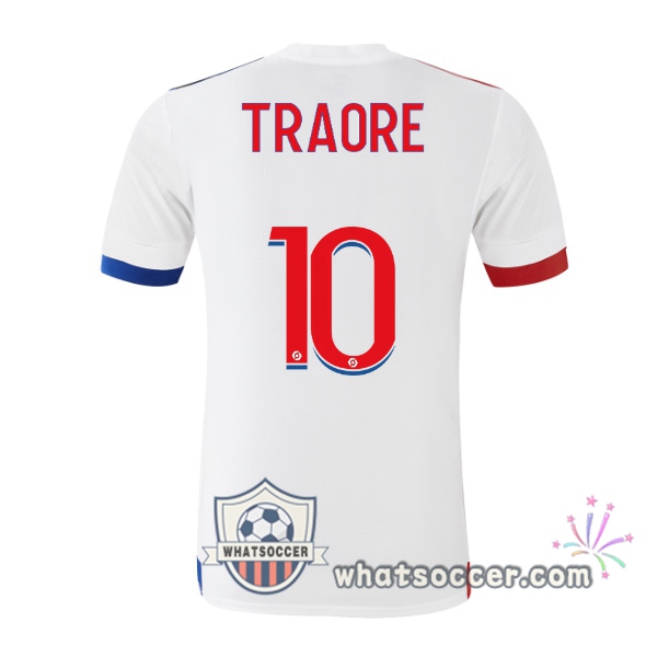 Olympique Lyonnais (TRAORE 10) Home Soccer Jerseys 2020-2021