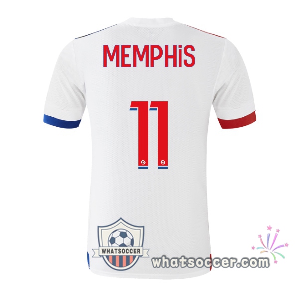 Olympique Lyonnais (MEMPHIS 11) Home Soccer Jerseys 2020-2021