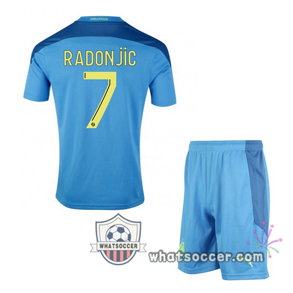 Olympique de Marseille (RADONJIC 7) Kids Third Soccer Jerseys 2020-2021