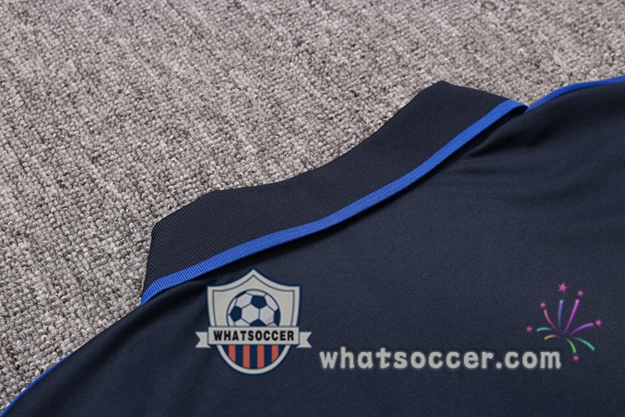 Training Polo Set FC Chelsea + Pants Blue Royal 2020-2021