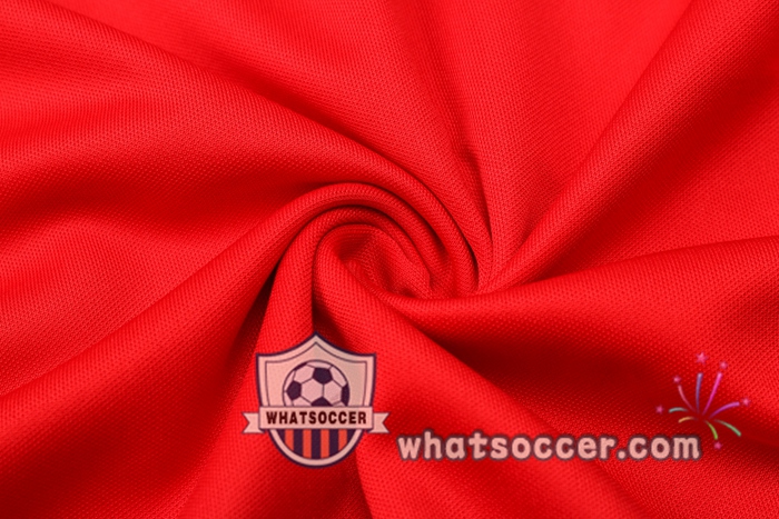 Training Polo Set Atletico Madrid + Pants Red White 2020-2021