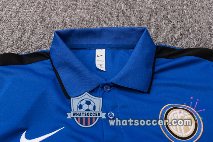 Training Polo Set Inter Milan + Pants Blue Black 2020-2021