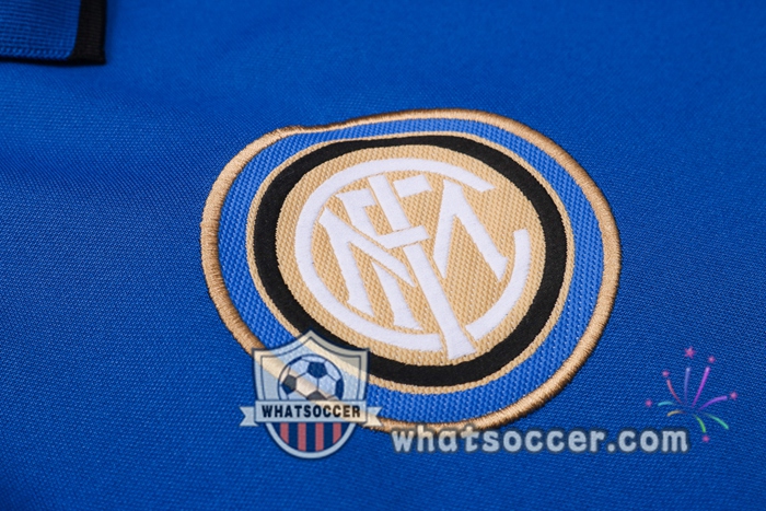 Training Polo Set Inter Milan + Pants Blue Black 2020-2021