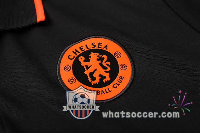 Training Polo Set FC Chelsea + Pants Orange 2020-2021