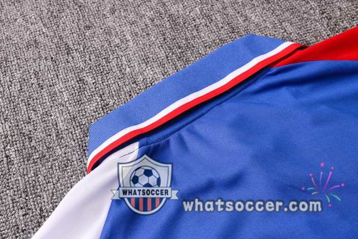 Training Polo Set JORDAN Paris PSG + Pants Blue White Red 2020-2021