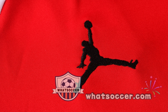 Training Polo Set JORDAN Paris PSG + Pants Red White Blue 2020-2021