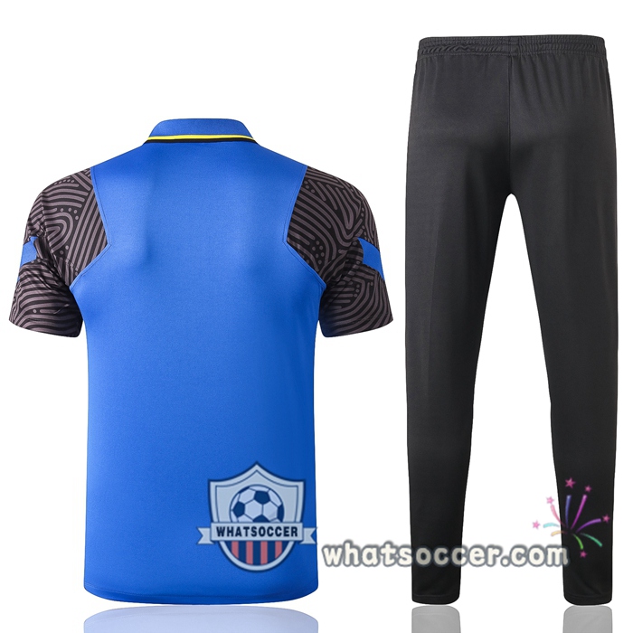 Training Polo Set Inter Milan + Pants Blue 2020-2021