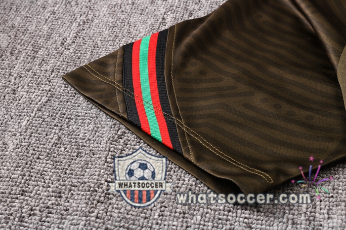 Training Polo Set Portugal + Pants Marron 2020-2021