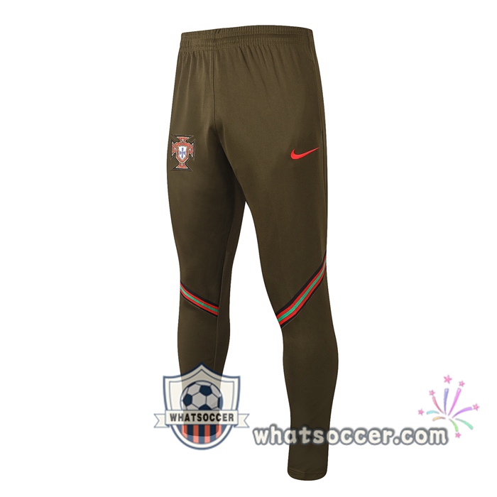 Training Polo Set Portugal + Pants Marron 2020-2021
