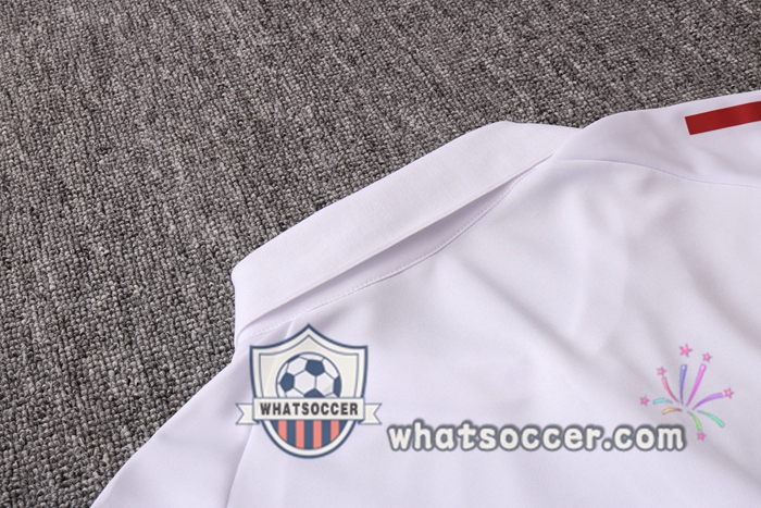Training Polo Set Real Madrid + Pants White 2020-2021