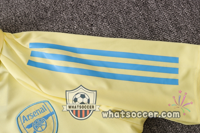 Training Polo Set Arsenal + Pants Yellow 2020-2021
