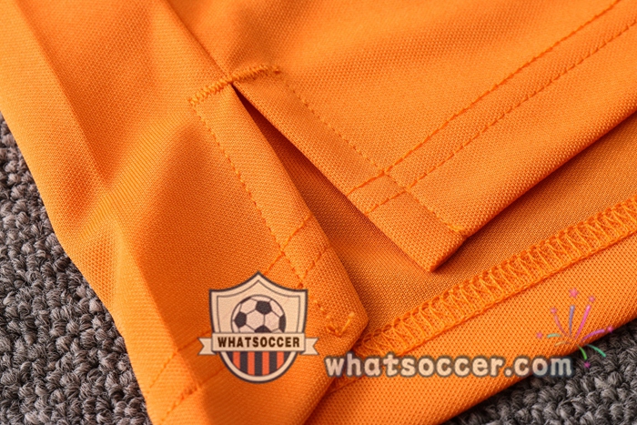 Training Polo Set Manchester United + Pants Orange 2020-2021