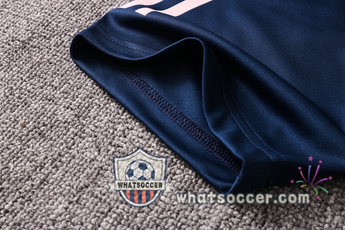 Training Polo Set Arsenal + Pants Blue Royal 2020-2021