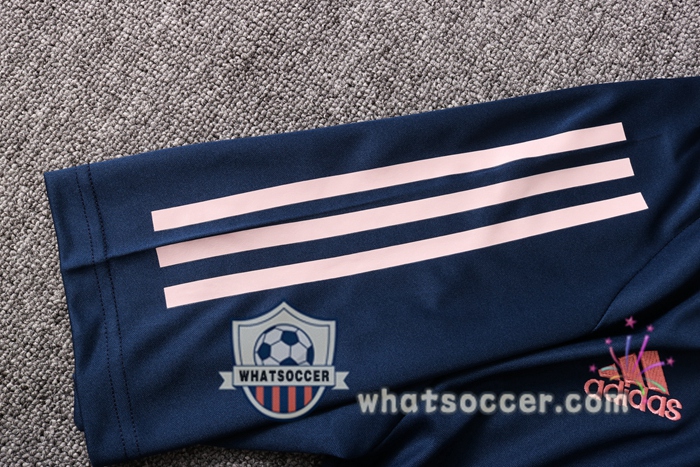 Training Polo Set Arsenal + Pants Blue Royal 2020-2021