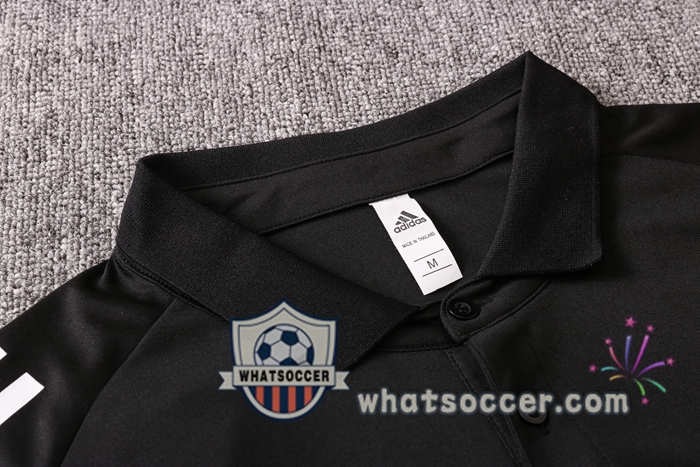 Training Polo Set Bayern Munich + Pants Black 2020-2021