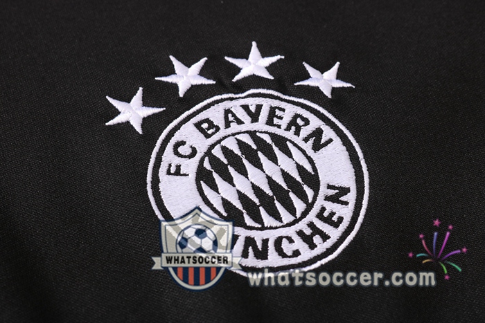 Training Polo Set Bayern Munich + Pants Black 2020-2021