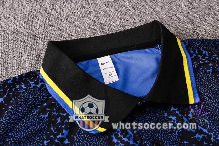 Training Polo Set Inter Milan + Pants Blue Black 2020-2021