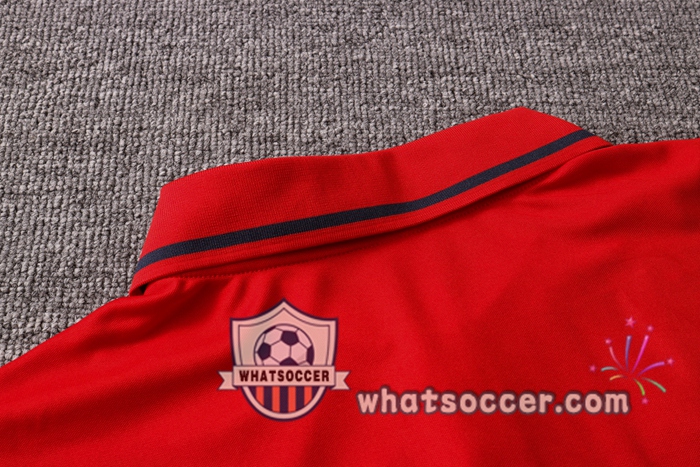 Training Polo Set France + Pants Red 2020-2021