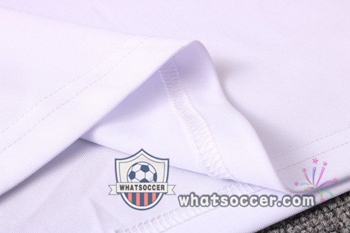 Training Polo Set Paris PSG + Pants White Purple 2020-2021