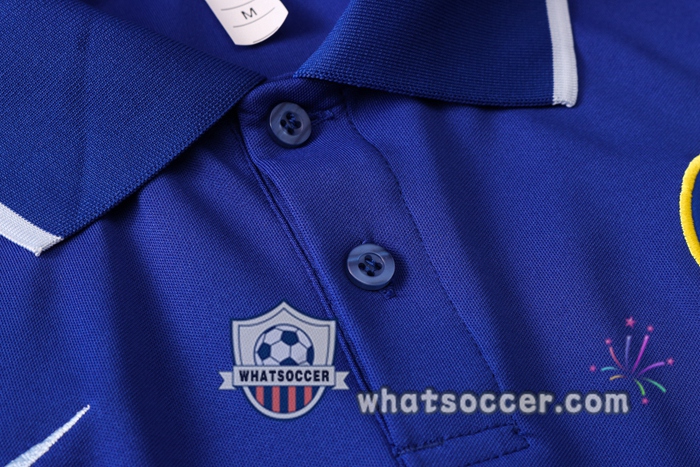 Training Polo Set FC Chelsea + Pants Blue 2020-2021