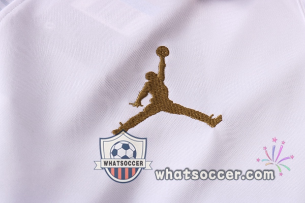 Training Polo Set JORDAN Paris PSG + Pants White 2020-2021