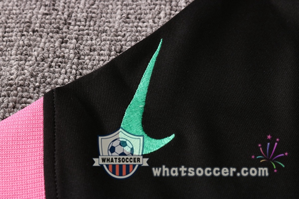 Training Polo Set FC Barcelona + Pants Black Rose 2020-2021
