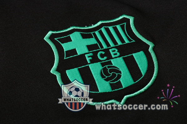 Training Polo Set FC Barcelona + Pants Black Rose 2020-2021