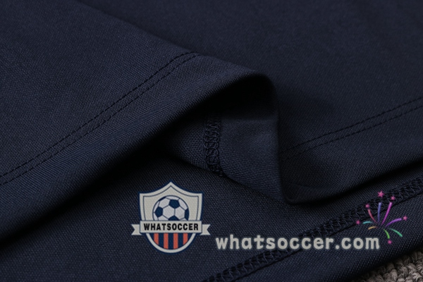 Training Polo Set FC Barcelona + Pants Blue Royal Red 2020-2021