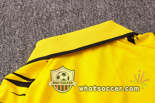 Training Polo Set Dortmund BVB + Pants Yellow Black 2020-2021