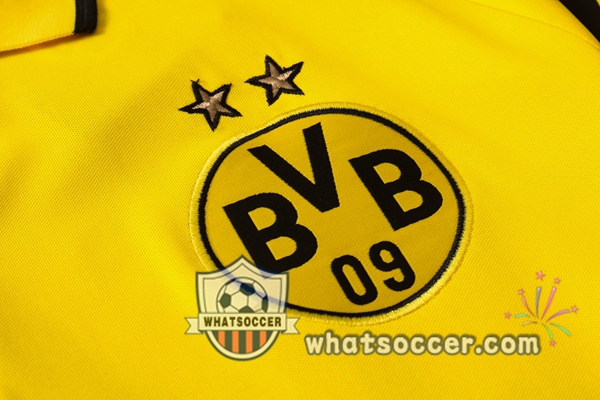 Training Polo Set Dortmund BVB + Pants Yellow Black 2020-2021