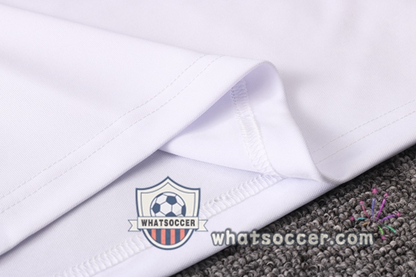 Training Polo Set Olympique de Marseille + Pants White Blue 2020-2021
